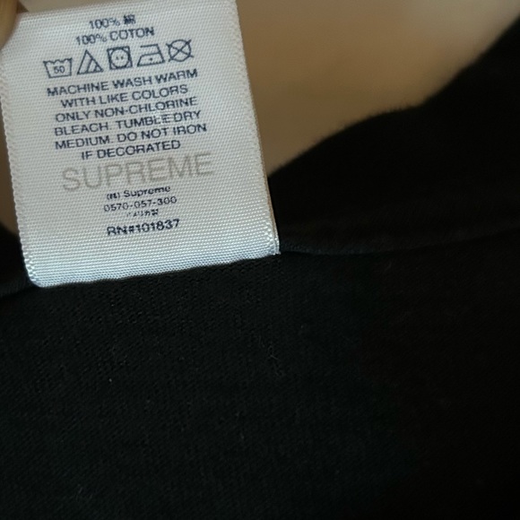 Supreme Warning T-Shirt - Picture 4 of 5
